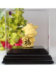 永隆金号 电铸24K黄金 十二生肖 金马送福 生日礼物 工艺礼品摆件在亚马逊的价格走势